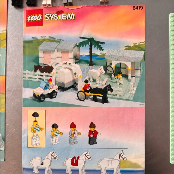 Incomplete vintage Lego Paradisa sets 6416 and 6419 - Picture 5 of 6